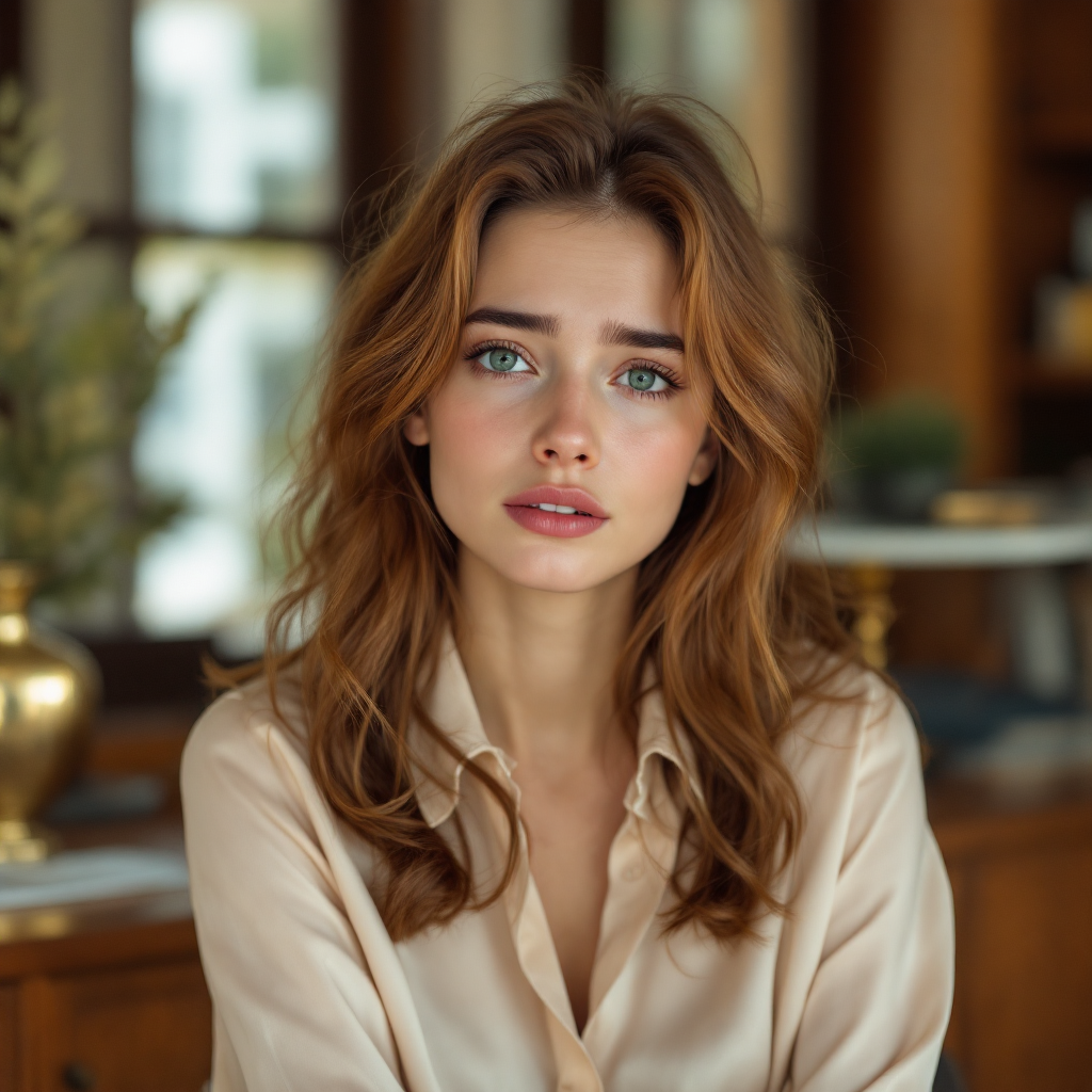 A close-up of the demo partner displaying a range of subtle emotions—a slight smile, a thoughtful gaze—set against a background hinting at digital data streams. The imagery evokes a sense of real-time emotional awareness and nuanced connection.